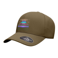 Synthwave T  Shirt Fascinating Dusk Retrowave T  Shirt Seamless Cap | Artistshot