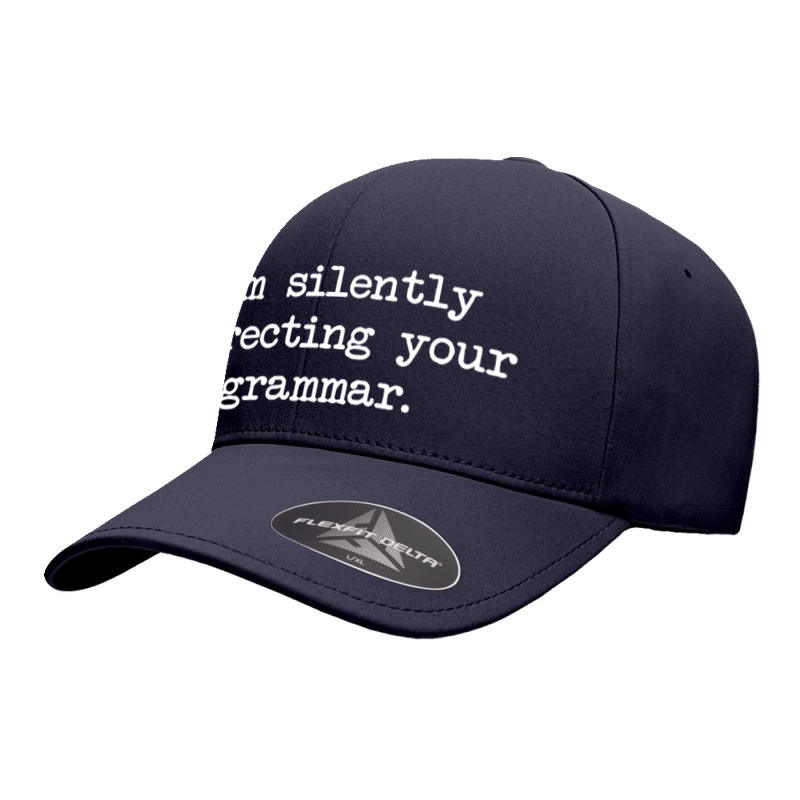 I'm Silently Correcting Your Grammar. Seamless Cap by delorisharris | Artistshot