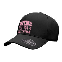 Wine Is My Valentine Seamless Cap | Artistshot