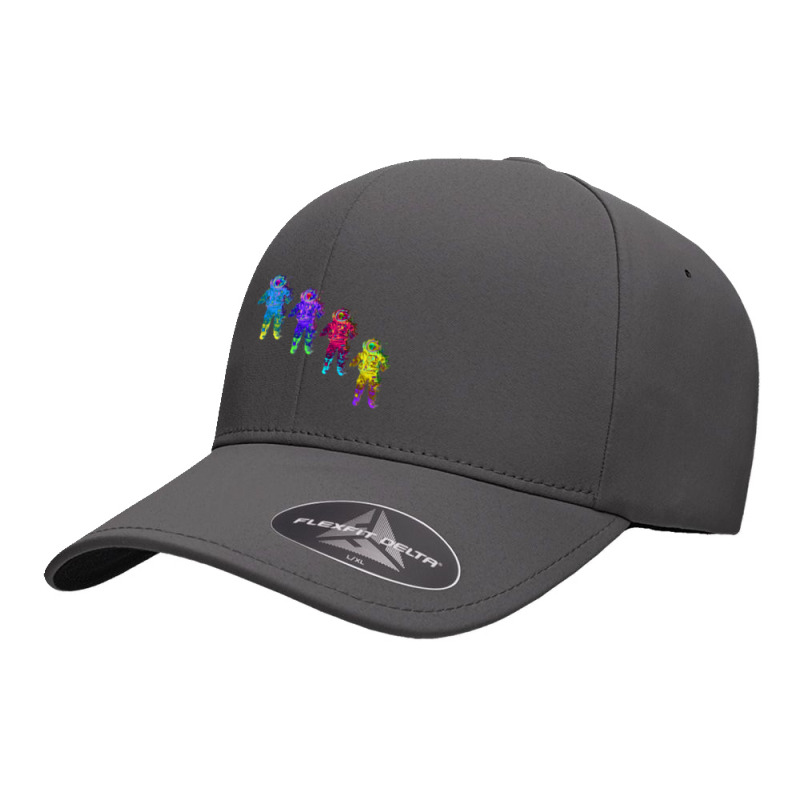 Four Positive Astronauts Seamless Cap | Artistshot