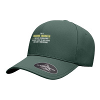 Marine Engineer I Solve Problems Funny Gift Seamless Cap | Artistshot