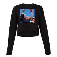 Donald Trump - Cant Keep Him Down! Cropped Sweater | Artistshot