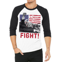 Fight Donald Trump 3/4 Sleeve Shirt | Artistshot