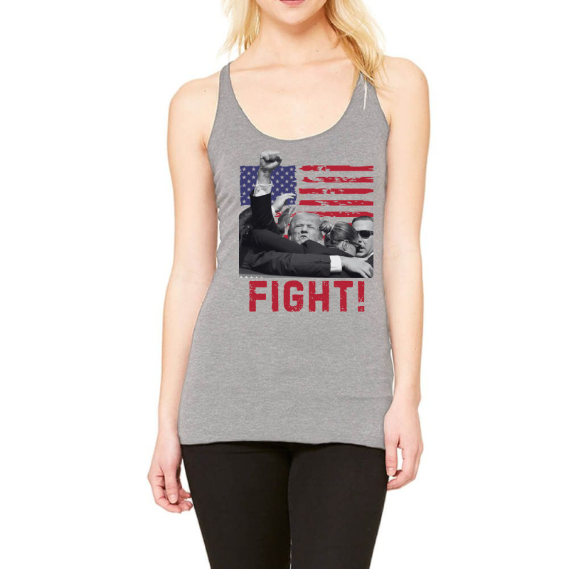 Fight Donald Trump Racerback Tank | Artistshot