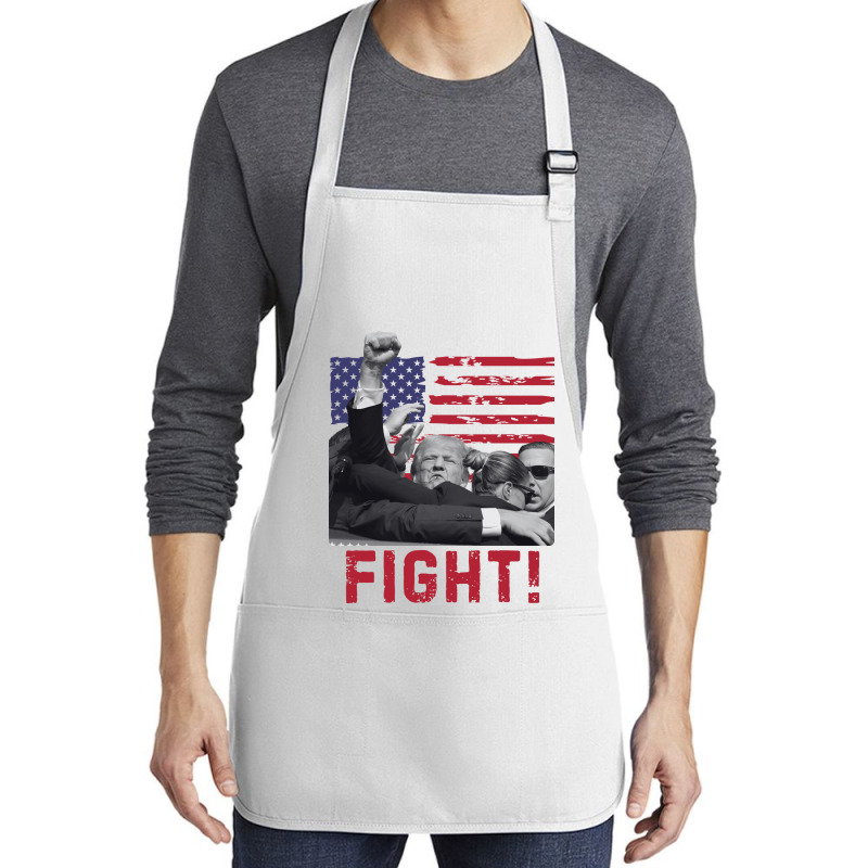 Fight Donald Trump Medium-length Apron | Artistshot