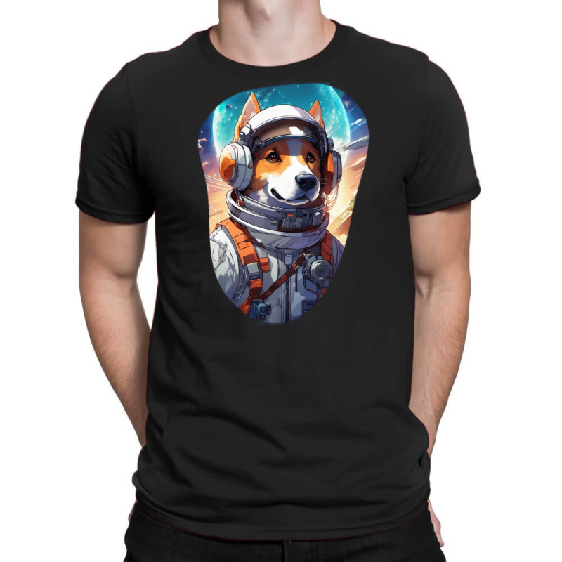 Cosmic Canine: The Astronaut Dog T-shirt | Artistshot