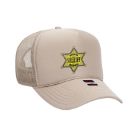 Rock Ridge Sheriff   Blazing Saddles Foam Trucker Hat | Artistshot