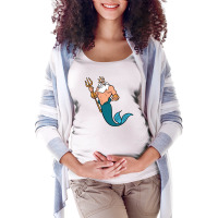 King Triton Maternity Scoop Neck T-shirt | Artistshot