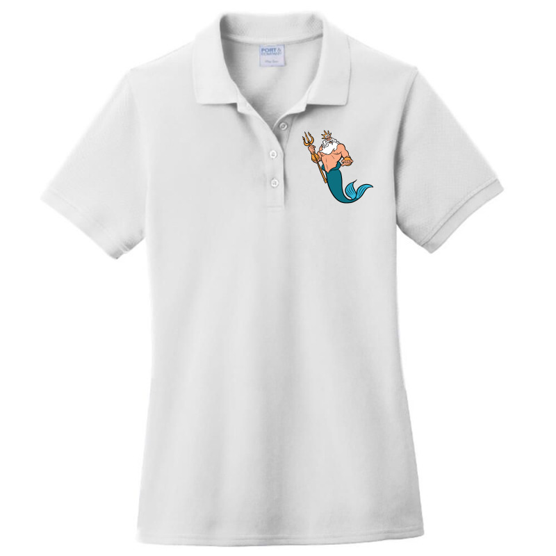 King Triton Ladies Polo Shirt by kisakisa | Artistshot