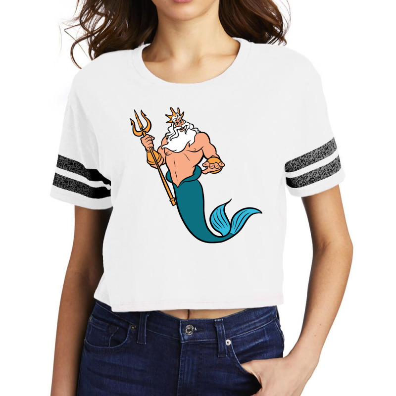 King Triton Scorecard Crop Tee by kisakisa | Artistshot