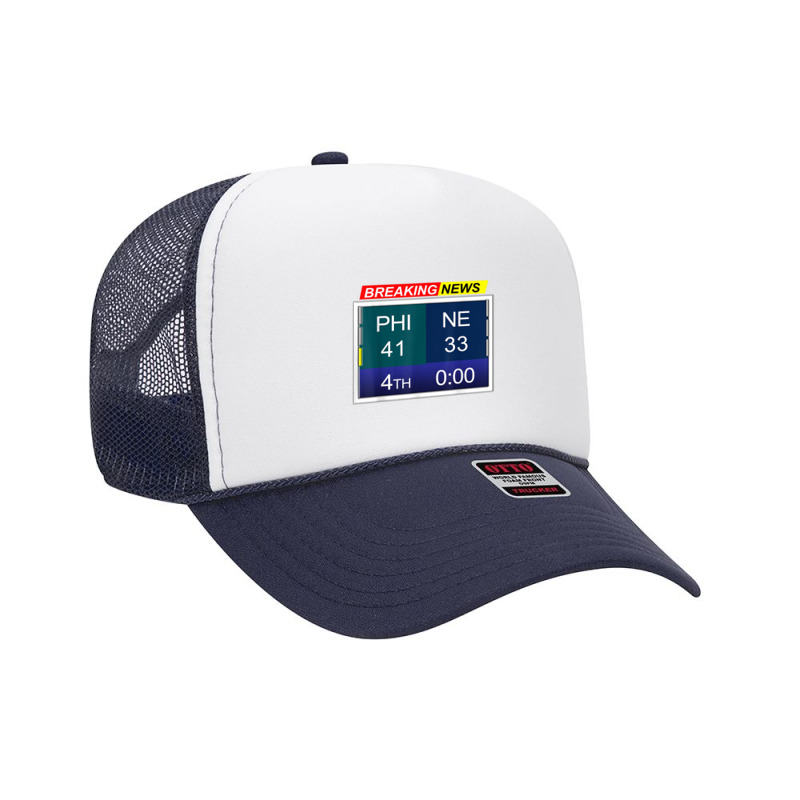 Ne 33 Phi 41 Final Score T Shirt Foam Trucker Hat by cm-arts | Artistshot