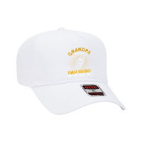 Mens Ham Radio Grandpa My Name Vintage Amateur Radio Adjustable Baseball Cap | Artistshot