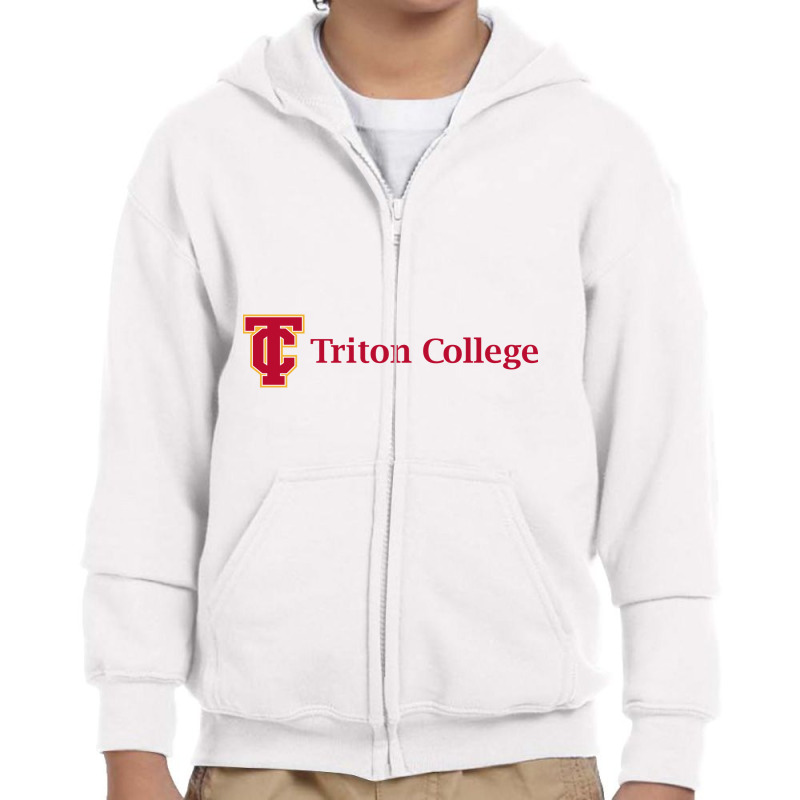 Triton College Youth Zipper Hoodie by Bryanrafalsky | Artistshot