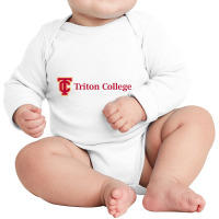 Triton College Long Sleeve Baby Bodysuit | Artistshot