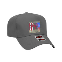 Us Veteran Wife I Married Mine American Flag Adjustable Baseball Cap | Artistshot