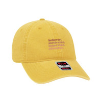 Back To School Believer Motivator Innovator Educator Teacher Dyed Cap | Artistshot