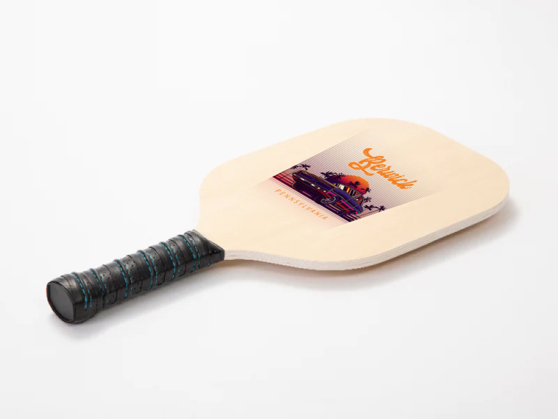 Berwick Pennsylvania Retro Vintage 80s 90s Muscle Cars Retrowave Aesth Pickleball Paddle | Artistshot