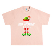 Hard Working Elf Matching Family Group Christmas Party T Shirt Urban Heavy T-shirt | Artistshot