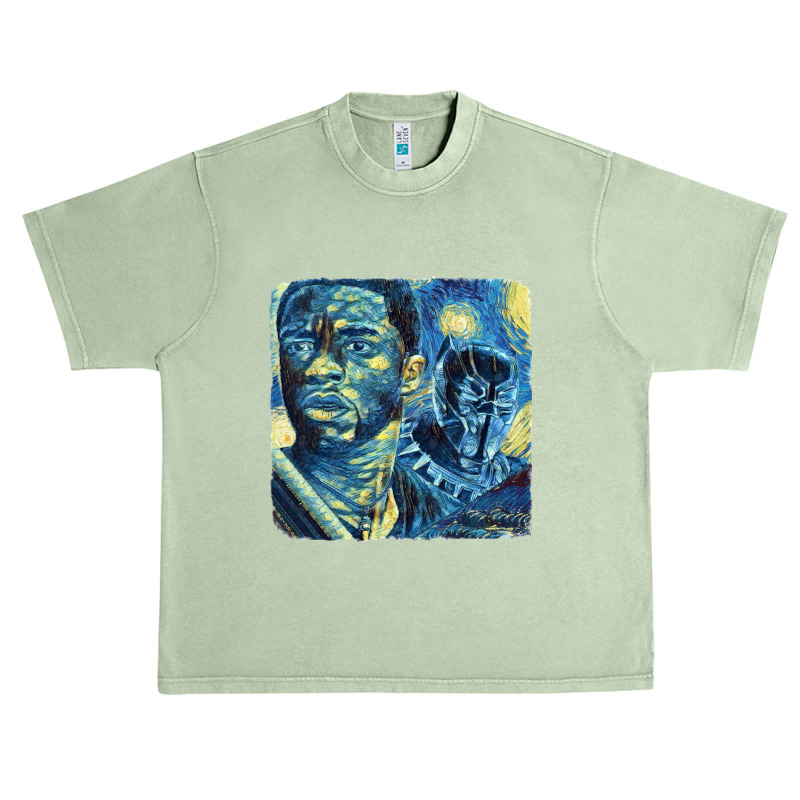 Black Panther Van Gogh Urban Heavy T-shirt by cm-arts | Artistshot