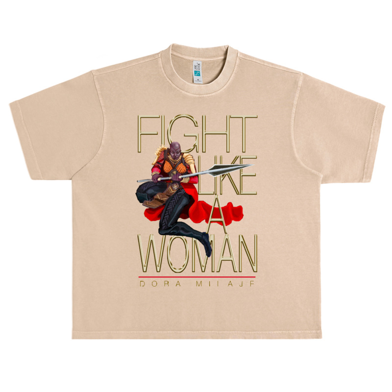 Fight Like A Woman Urban Heavy T-shirt by cm-arts | Artistshot