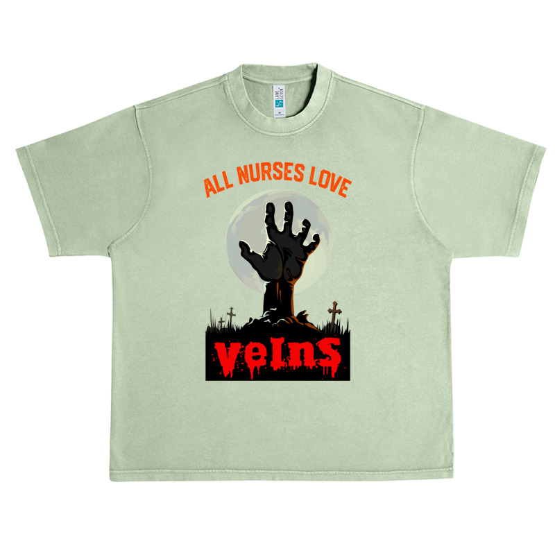 All Nurses Love Veins - Funny Nurse Halloween Costume  Tee Gift Urban Heavy T-shirt | Artistshot