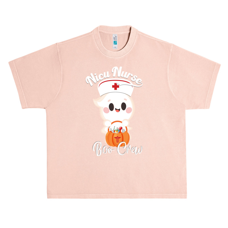 Nicu Nurse Boo Crew Funny Halloween Nicu Nurse Party Urban Heavy T-shirt | Artistshot