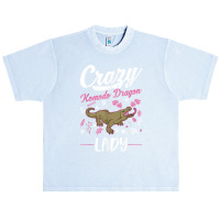 Crazy Komodo Dragon Lady Monitor Lizard Girl T Shirt Urban Heavy T-shirt | Artistshot