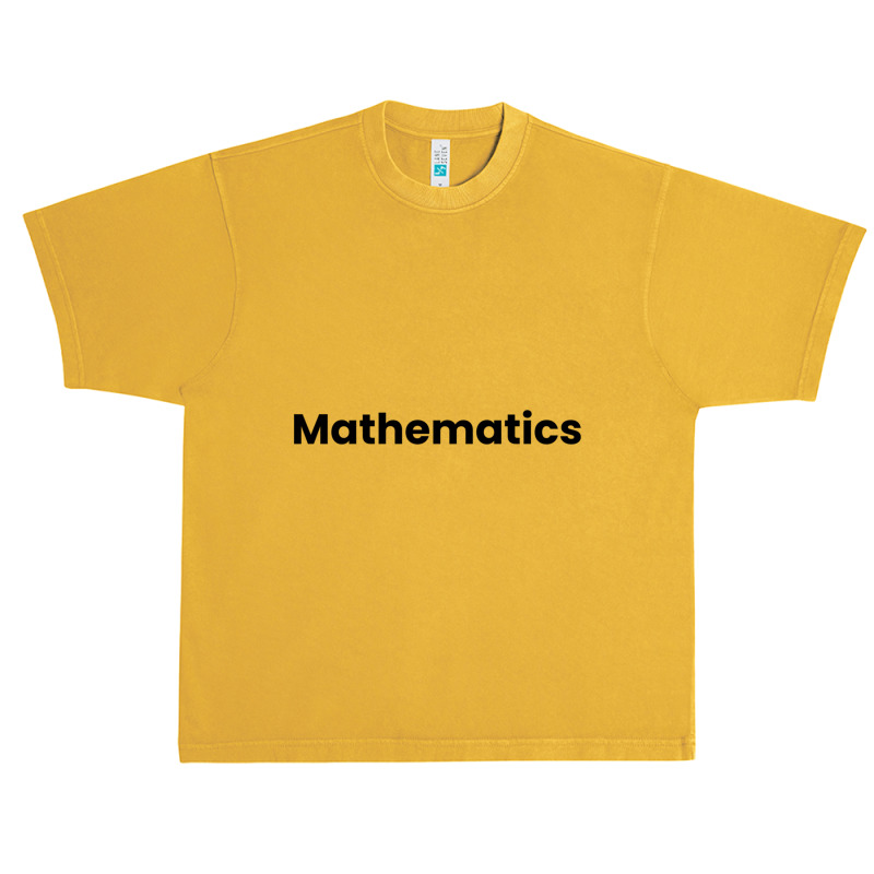 Mathematics Subject Labels Urban Heavy T-shirt | Artistshot