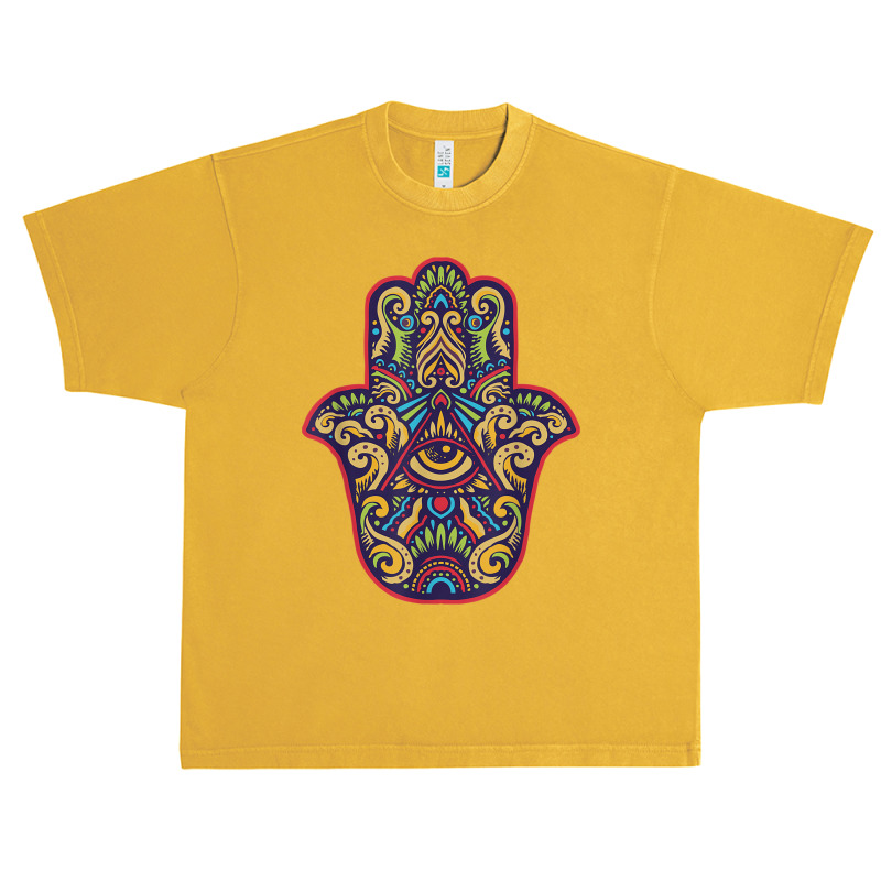 Spiritual Mystic Eye Third Eye All Seeing Eye Hamsa Hand Urban Heavy T-shirt | Artistshot