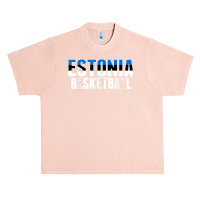 Estonia Basketball Lovers Jersey   Support Estonian Ballers T Shirt Urban Heavy T-shirt | Artistshot