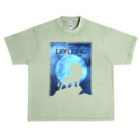 The Funny Lion And King Simba Night Sky Silhouette Urban Heavy T-shirt | Artistshot