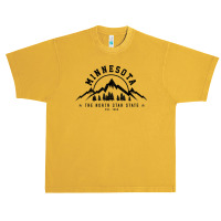 Minnesota North Star State Est. 1858 Vintage Mountains Gift Urban Heavy T-shirt | Artistshot