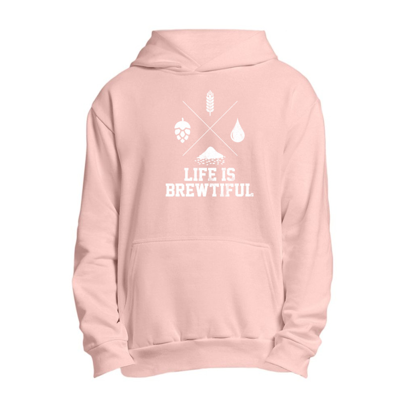 Beer Brewer Hops Barley Malt Beer Design Urban Pullover Hoodie | Artistshot