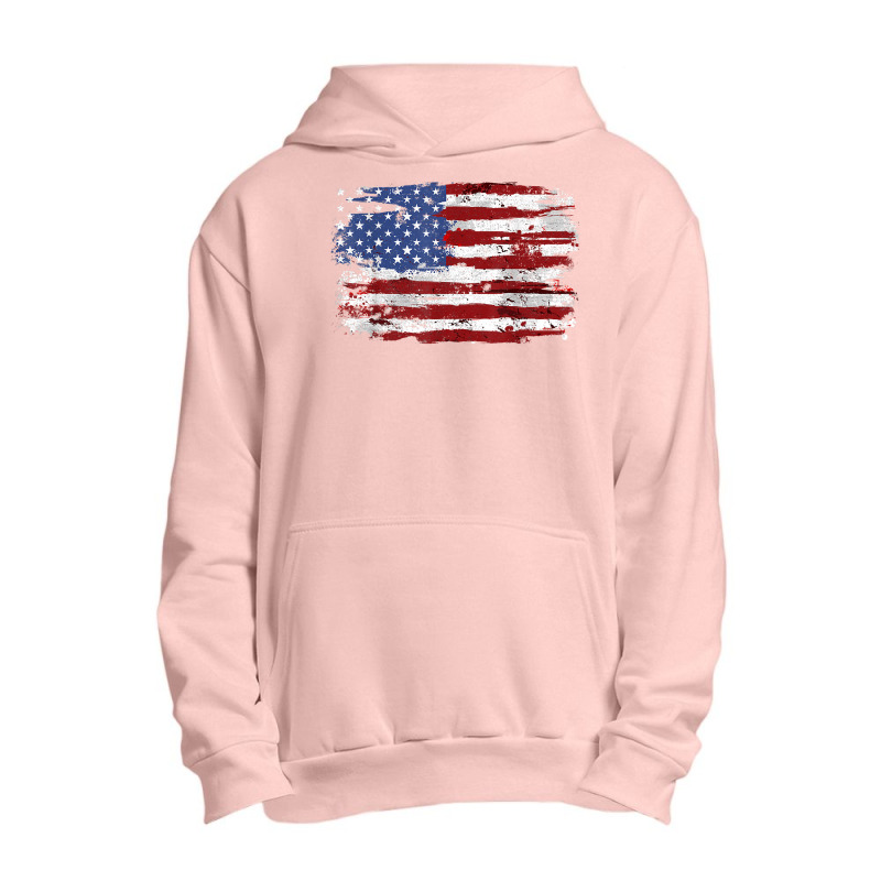 American Flag Usa United States Of America Us 4th Of July T Shirt Urban Pullover Hoodie by hapusajehae | Artistshot