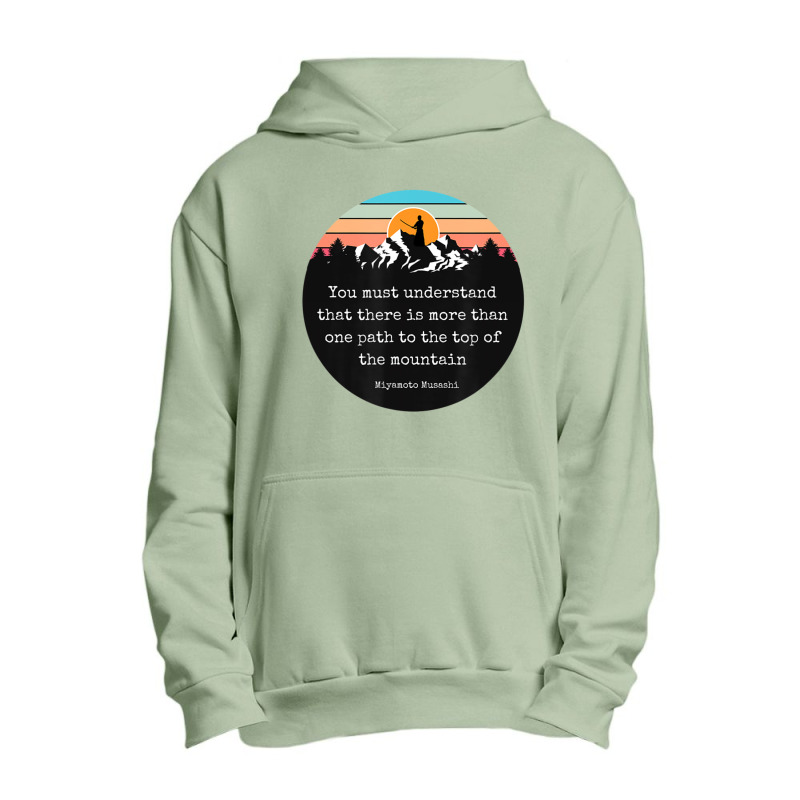 Miyamoto Musashi Samurai Warrior Vintage Mountain Urban Pullover Hoodie by cm-arts | Artistshot