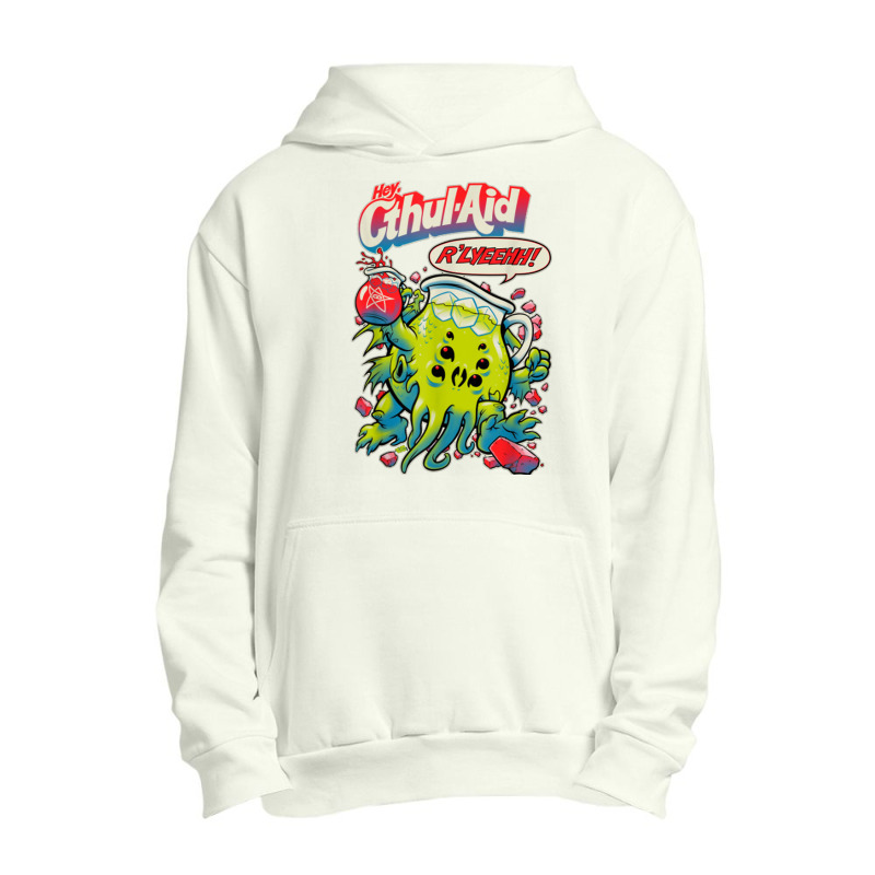 Hey Cool Cthulhu Aid R_lyeehh! Urban Pullover Hoodie by MireilleVienneau | Artistshot