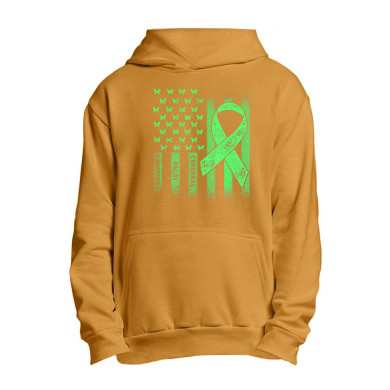 Cerebral Palsy Cp Awareness Usa Flag Warrior Survivor Urban Pullover Hoodie | Artistshot