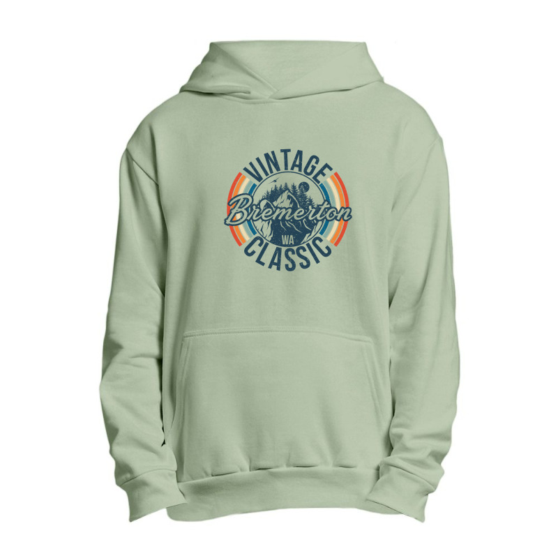 I Love Bremerton Washington Retro Vintage Classic Limited Edition Urban Pullover Hoodie | Artistshot