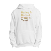 Barley Hops Water Yeast Urban Pullover Hoodie | Artistshot