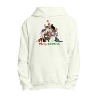 Merry Catmas Christmas Cat Tree Funny Merry Catmas Christmas Cat Tree Urban Pullover Hoodie | Artistshot