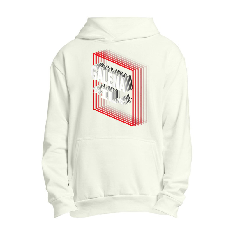 Retro Vaporwave Galena Illinois Il T Shirt Urban Pullover Hoodie by maecopaharo | Artistshot