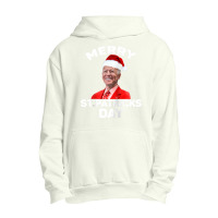 Santa Joe Biden Merry St Patricks Day Ugly Christmas Sweater Raglan Ba Urban Pullover Hoodie | Artistshot