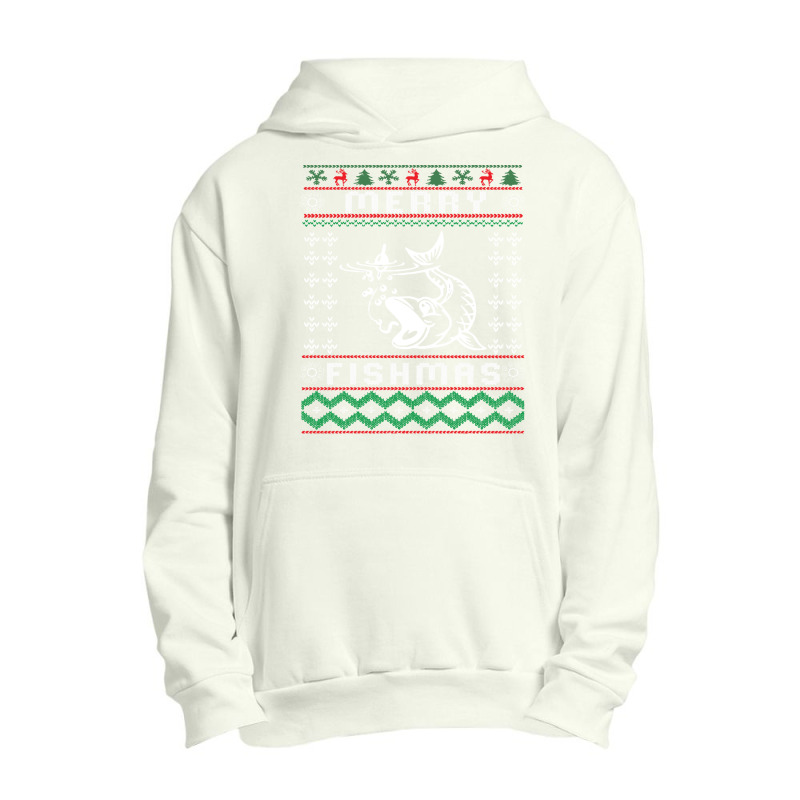 Merry Fishmas Merry Fishmas Funny Christmas Xmas Gifts For Fishers Urban Pullover Hoodie by kerchingparticular | Artistshot