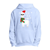 Fa La La Llama   Funny Falala Llama Christmas T Shirt Urban Pullover Hoodie | Artistshot