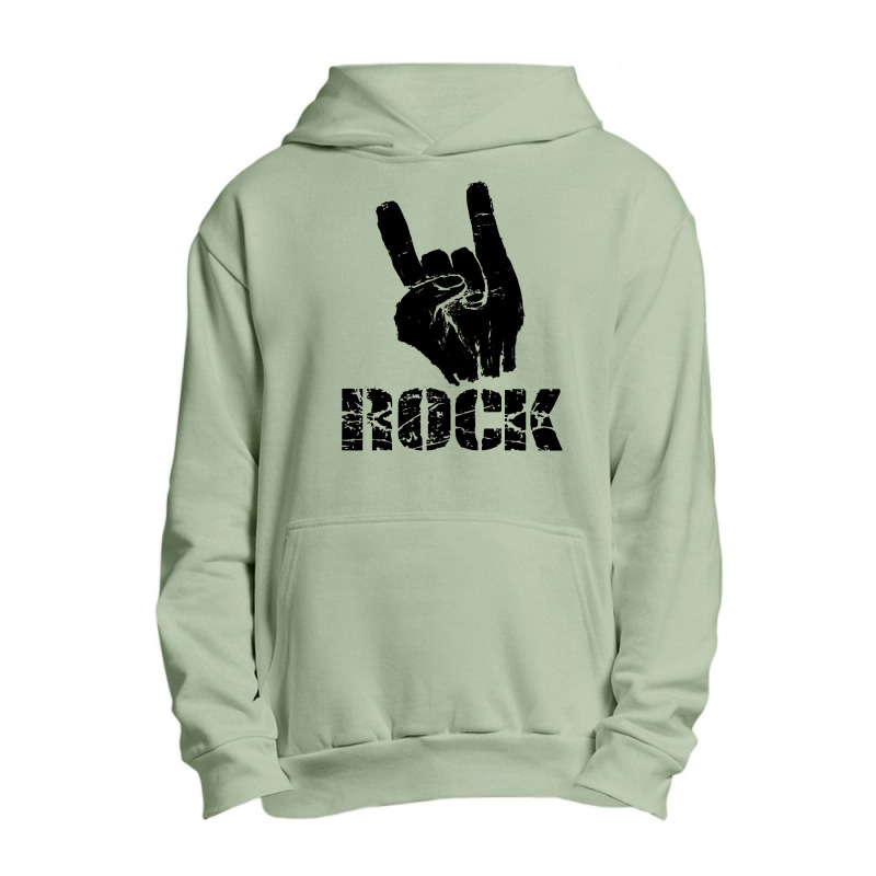 Born To Be Rock Star   Hand Horns  Tee Urban Pullover Hoodie | Artistshot