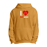 I Love Rap Music   Gift For Rap Lovers Urban Pullover Hoodie | Artistshot