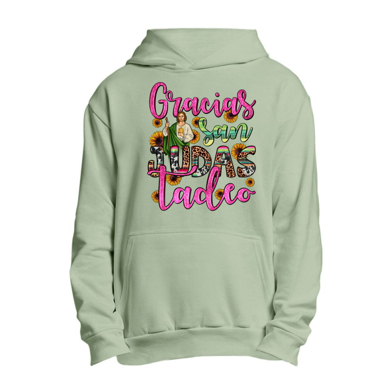 Gracias San Judas Tadeo Urban Pullover Hoodie | Artistshot