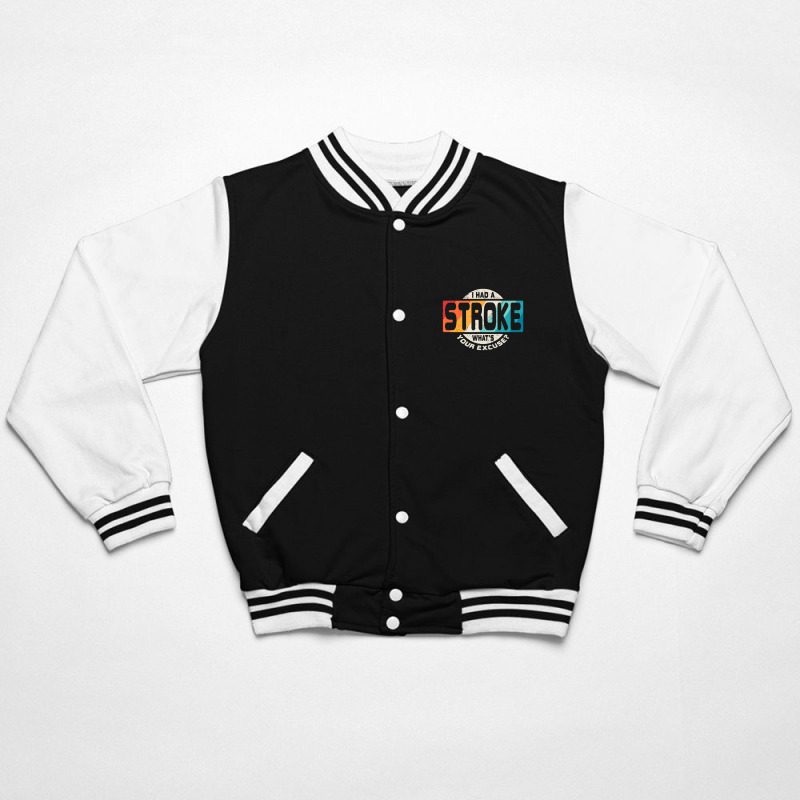 Stroke Survivor Retro Awareness Bomber Jacket | Artistshot