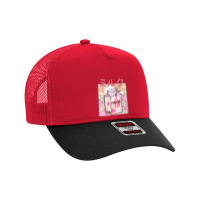 Japanese Pastel Retro Anime Kawaii Strawberry Milk Shake Mesh Back Trucker Hat | Artistshot