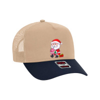 Santa Strawberry Milkshake Carton Kawaii Japanese Anime Xmas Mesh Back Trucker Hat | Artistshot